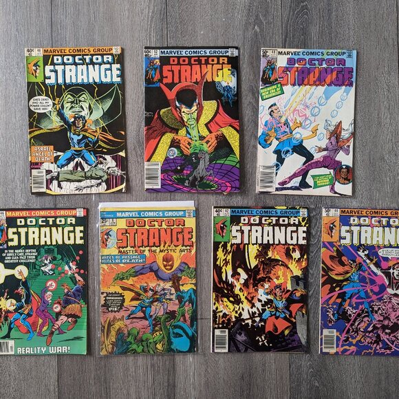 Marvel Other - Vintage DOCTOR STRANGE Lot of 7 Marvel Comics 1970s-1980s
